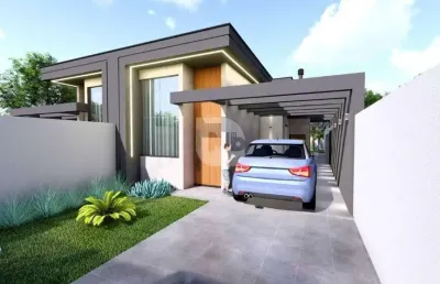 Casa com 3 quartos à venda na rua das camélias, 2119, campina da barra, araucária por r$ 450.000