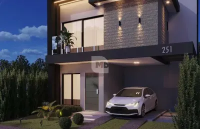 Casa em condomínio fechado com 3 quartos à venda na rua francisco alves ferreira, 640 251, vila glória, campo largo por r$ 570.000