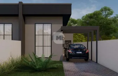 Casa com 3 quartos à venda na rua jean becue, 855, costeira, araucária por r$ 530.000