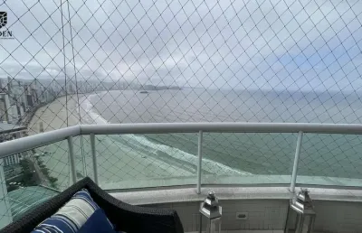 Apartamento para locação anual frente mar em balneario camboriu