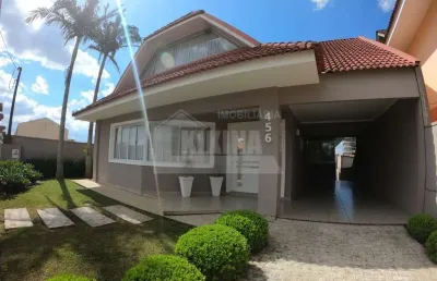 Casa residencial com 3 quartos  à venda, 263.00 m2 por r$1250000.00  - orfas - ponta grossa/pr
