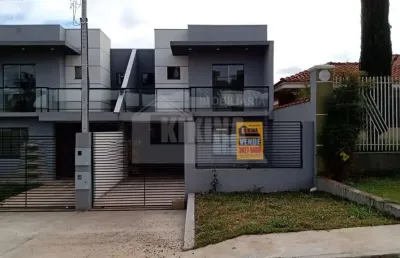 Sobrado com 3 quartos  à venda, 123.00 m2 por r$399000.00  - jardim carvalho - ponta grossa/pr
