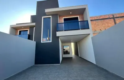 Sobrado com 3 quartos  à venda, 130.00 m2 por r$480000.00  - cara cara - ponta grossa/pr