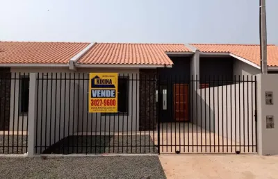 Casa residencial com 2 quartos  à venda, 48.40 m2 por r$178000.00  - neves - ponta grossa/pr