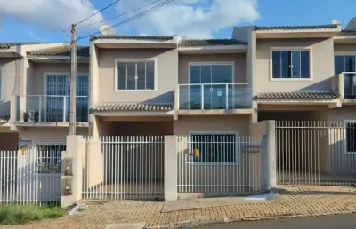 Sobrado com 3 quartos  à venda, 91.65 m2 por r$340000.00  - oficinas - ponta grossa/pr