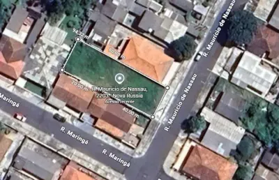 Terreno para alugar, 432.00 m2 por r$1500.00  - nova russia - ponta grossa/pr