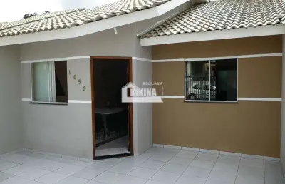 Casa residencial com 2 quartos  à venda, 93.00 m2 por r$300000.00  - nova russia - ponta grossa/pr