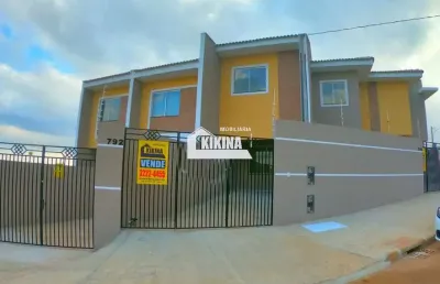 Sobrado com 2 quartos  à venda, 60.00 m2 por r$300000.00  - uvaranas - ponta grossa/pr
