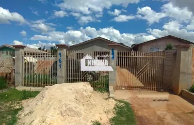 Casa residencial com 3 quartos  à venda, 130.00 m2 por r$180000.00  - cara cara - ponta grossa/pr