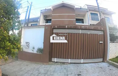 Sobrado com 3 quartos  à venda, 133.00 m2 por r$520000.00  - jardim carvalho - ponta grossa/pr