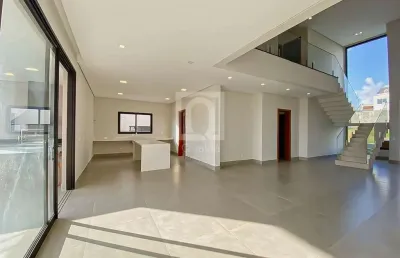 Casa moderna à venda com 4 suítes e escritório no alphaville nova esplanada em votorantim, sp