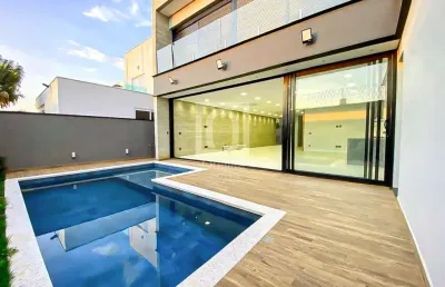 Casa nova à venda com 4 suítes e escritório no alphaville nova esplanada em votorantim, sp