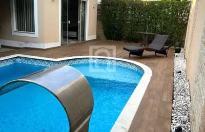 Casa à venda com closet e hidromassagem no condomínio real villas europa - sorocaba