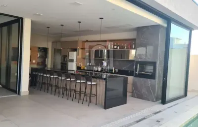 Casa alto padrão com 3 suítes e 4 vagas no condomínio alphaville nova esplanada 4 votorantim