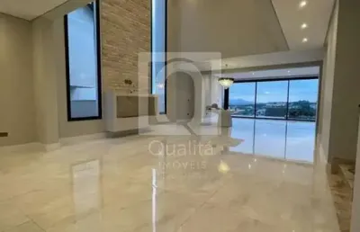 Casa nova à vendo no alphaville com piscina de borda infinita e área gourmet | residencial 9