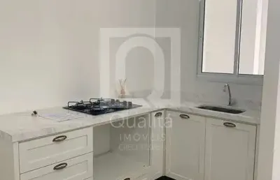 Apartamento com armários para locação no scenário campolim, sorocaba
