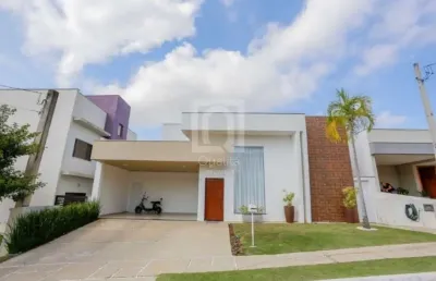 Imperdível casa em condomínio de luxo no parque esplanada em votorantim-sp: 3 quartos, 3 suítes, 2 salas, 5 banheiros, 4 vagas, 182m²