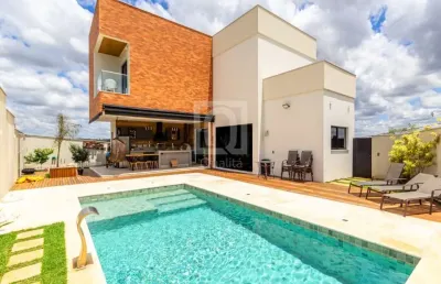 Casa porteira fechada à venda no condomínio cyrela landscape - votorantim, sp