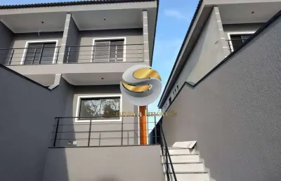 Sobrado 129m², 3 suítes, gourmet, quintal grande, 4 vagas, 0km.