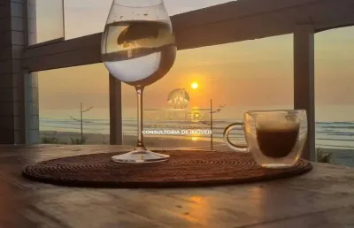 Frente mar !!! r$ 620 mil , maravilhoso apartamento 2dormt 1suite lazer completo