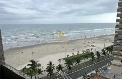Maravilhoso pé na areia, 1 dormt com vista mar incrível varanda gourmet e lazer