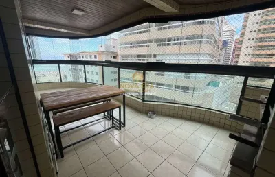 Pé na areia !! 3dorms/2 vagas/varanda gourmet churrasqueira a carvão aviação