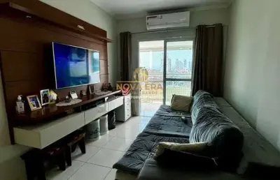 Show!! lindo apartamento 2 dormitórios, suíte,  semi-mobiliado só 415 mil