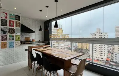 Excelente apto 3dorm,na ocian!1suíte,2vagas,lazer completo,sacada,aceita banco
