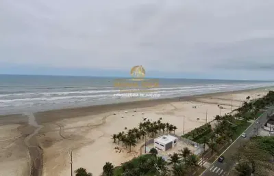 Frente mar lindo apto maracanã!! 2dorm mobiliado sacada com churras á carvão!!