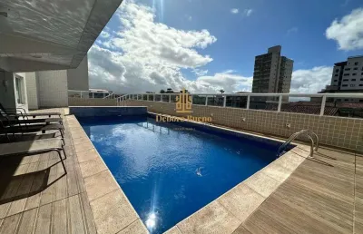 Vista mar, 2 dormts maravilhoso, andar alto, varanda gourmet, lazer, só 445 mil
