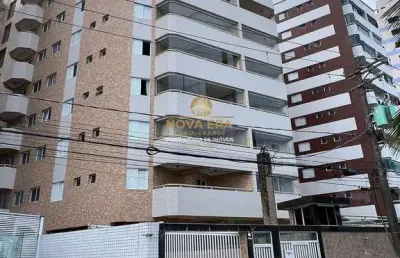 Frente mar!! lindo apto 1 dormitório com lazer e sacada envidraçada só 320 mil