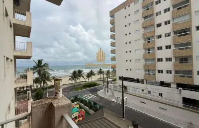 Vista mar !!! predio frente praia  mobiliado 2dormt 1suite 1 vaga