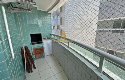 1 dormitório no boqueirão, sacada gourmet, prédio com lazer completo.