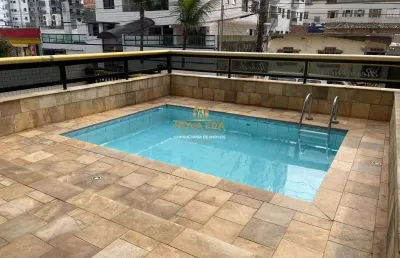 Locação mobiliado  pé na areia, 2 dorm1 suíte,lazer ,sacada gourmet