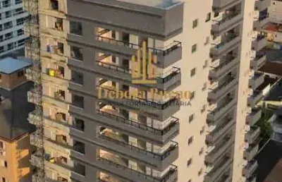 Canto do forte, 2 dorms c/1 suite, sala de jantar e estar, 1 vaga, lazer