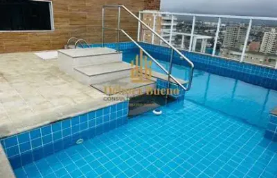 Lindo apartamento proximo a praia 2dorm 1 suite 1 vaga e lazer completo