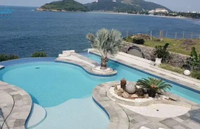 Casa alto padrão para venda em balneário praia do pernambuco guarujá-sp