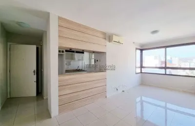 Apartamento padrão 3 dormitórios semi mobiliado garagem e churrasqueira