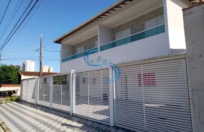 Casa de condomínio 2 quartos, caiçara, praia grande