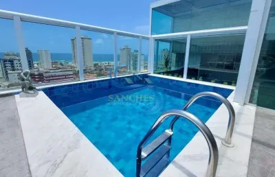 Cobertura com 3 dorms, mirim, praia grande - r$ 900 mil, cod: 4727