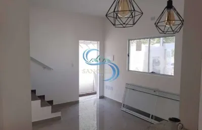 Casa de condomínio com 2 quartos, jardim real, praia grande