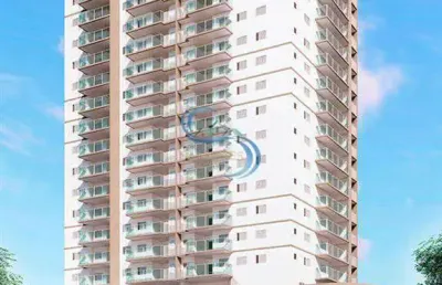 Apartamento com 2 dorms, caiçara, praia grande - r$ 577 mil, cod: 5634
