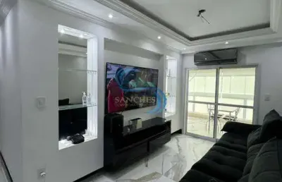 Apartamento com 3 quartos, caiçara, praia grande - r$ 880 mil, cod: 6911