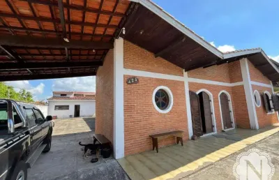 Casa com 4 dormitórios à venda próximo a praia do gaivotas - itanhaém sp