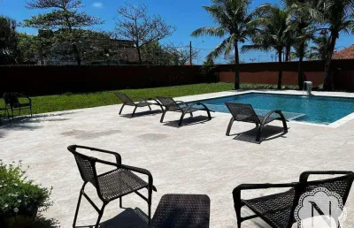 Sobrado à venda com 4 quartos no bairro nova itanhaém (praia)