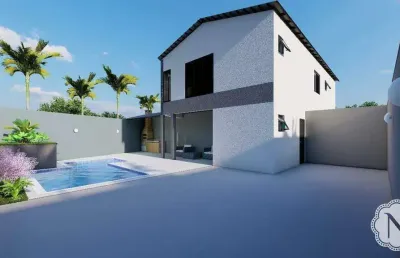 Casa à venda com 3 quartos no bairro jardim suarão (praia)