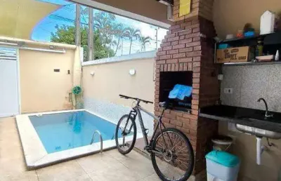 Casa à venda com 2 quartos no bairro nova itanhaém (praia)