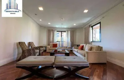 Apartamento com 4 dormitórios, 357 m² - venda por r$ 4.700.000,00 ou aluguel por r$ 34.243,96/mês - moema - são paulo/sp