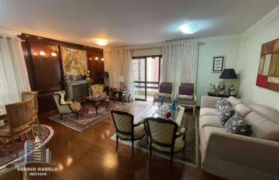 Apartamento com 4 dormitórios à venda, 200 m² por r$ 2.200.000,00 - moema - são paulo/sp