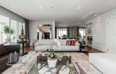 Apartamento com 4 dormitórios à venda, 385 m² por r$ 8.200.000 - campo belo - são paulo/sp